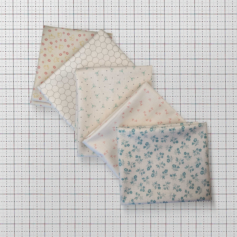 Lori Holt Farmer's Daughter 5-Piece Neutral Bundle