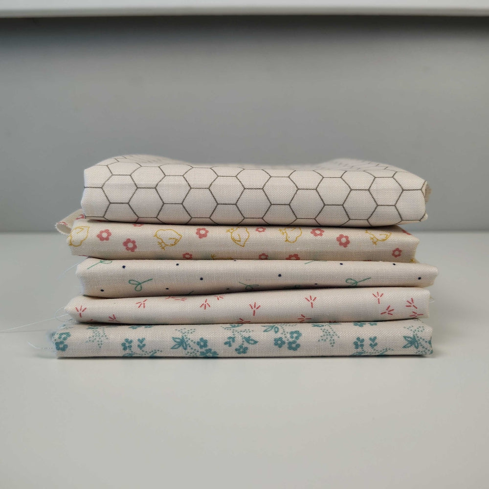 Lori Holt Farmer's Daughter 5-Piece Neutral Bundle
