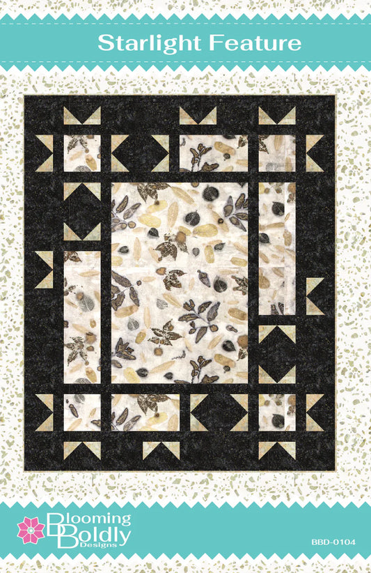 Blooming Boldly Designs Starlight Feature Quilt Pattern
