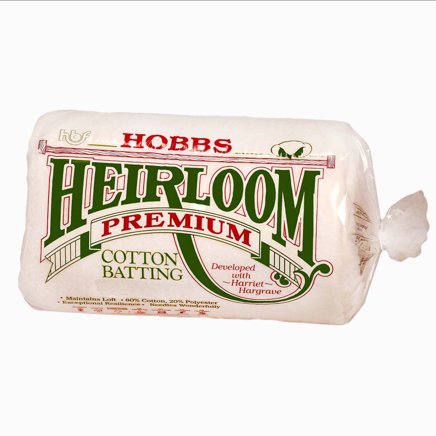 Hobbs Heirloom 80/20 Cotton/Poly Blend Full Size Batting