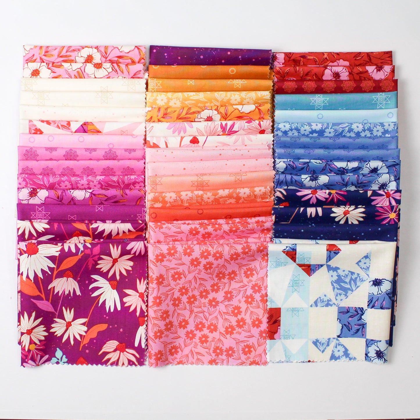 Petals and Stitches 10-Inch Squares