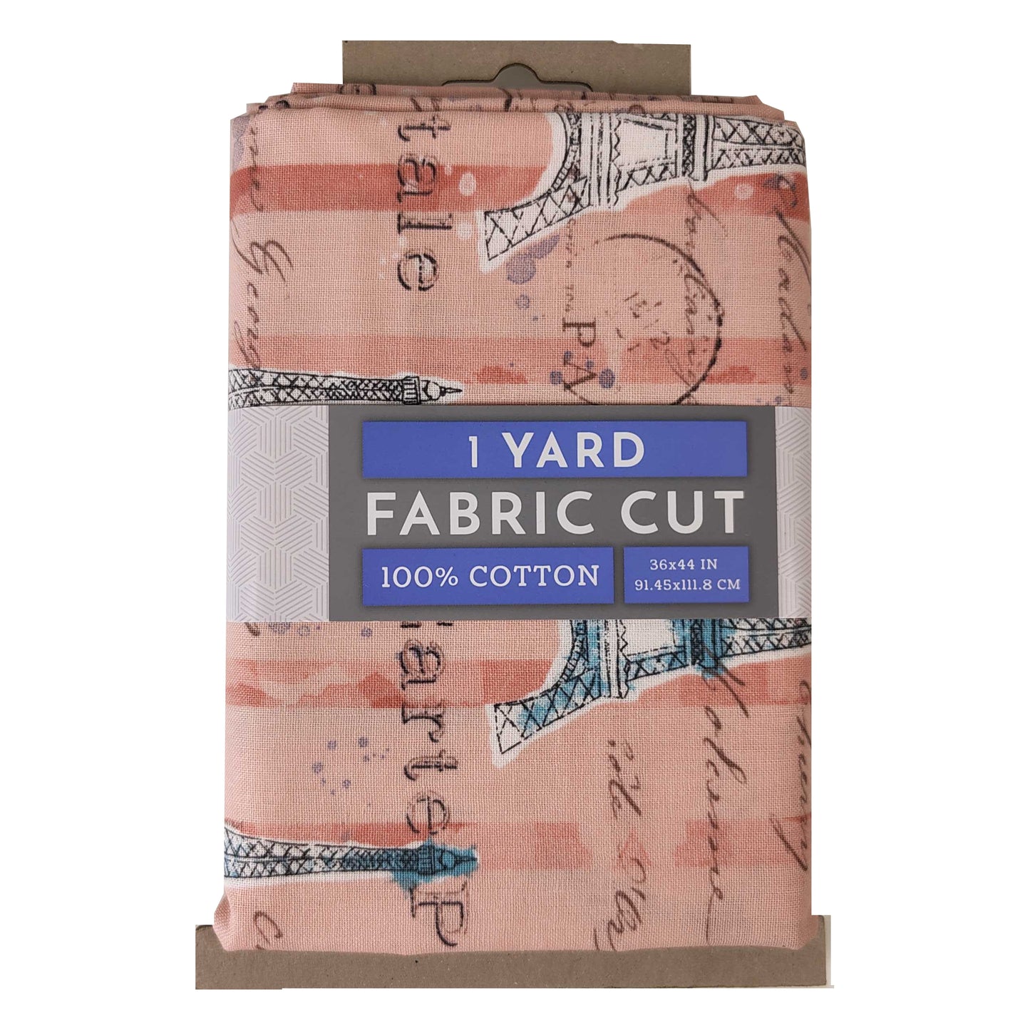 (Craft Fabric Precut) Iconic Paris 1 Yard