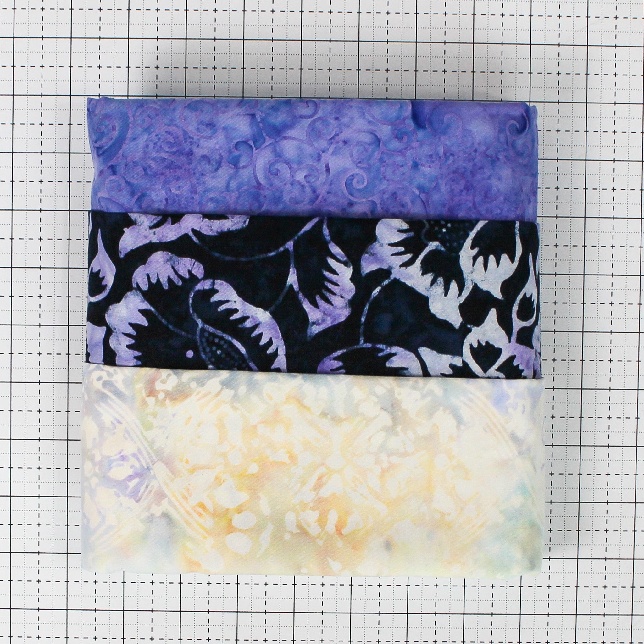 3-Yard Quilt Batik Bundle - Purple Dreams