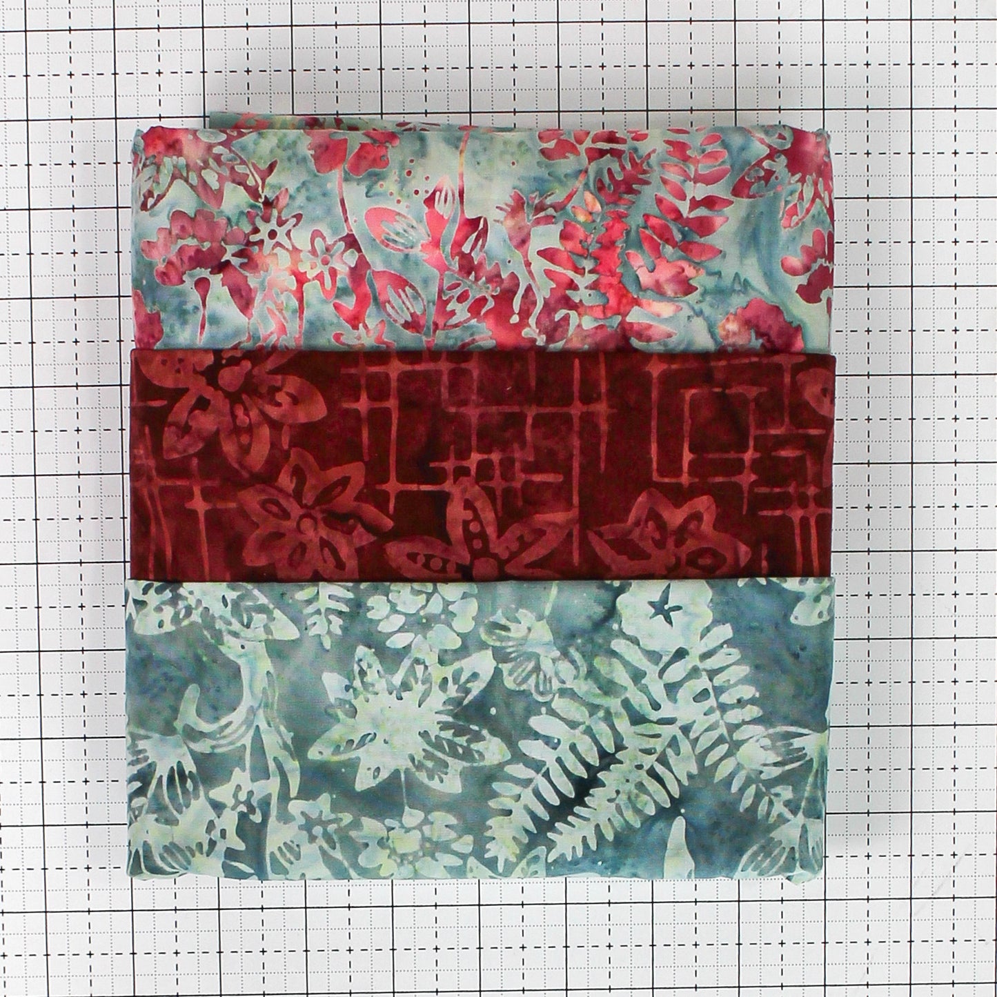 3-Yard Quilt Batik Bundle - Minty Mauve