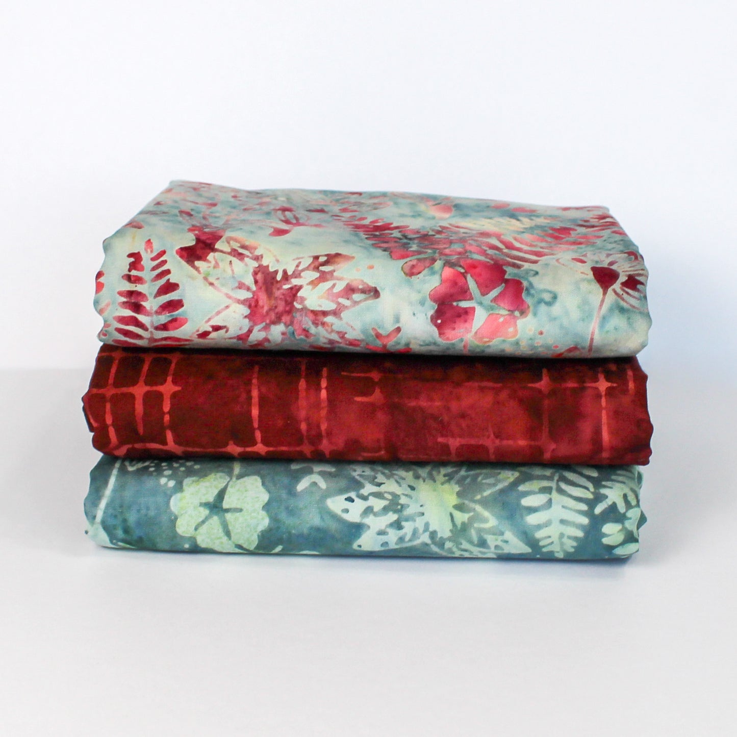 3-Yard Quilt Batik Bundle - Minty Mauve