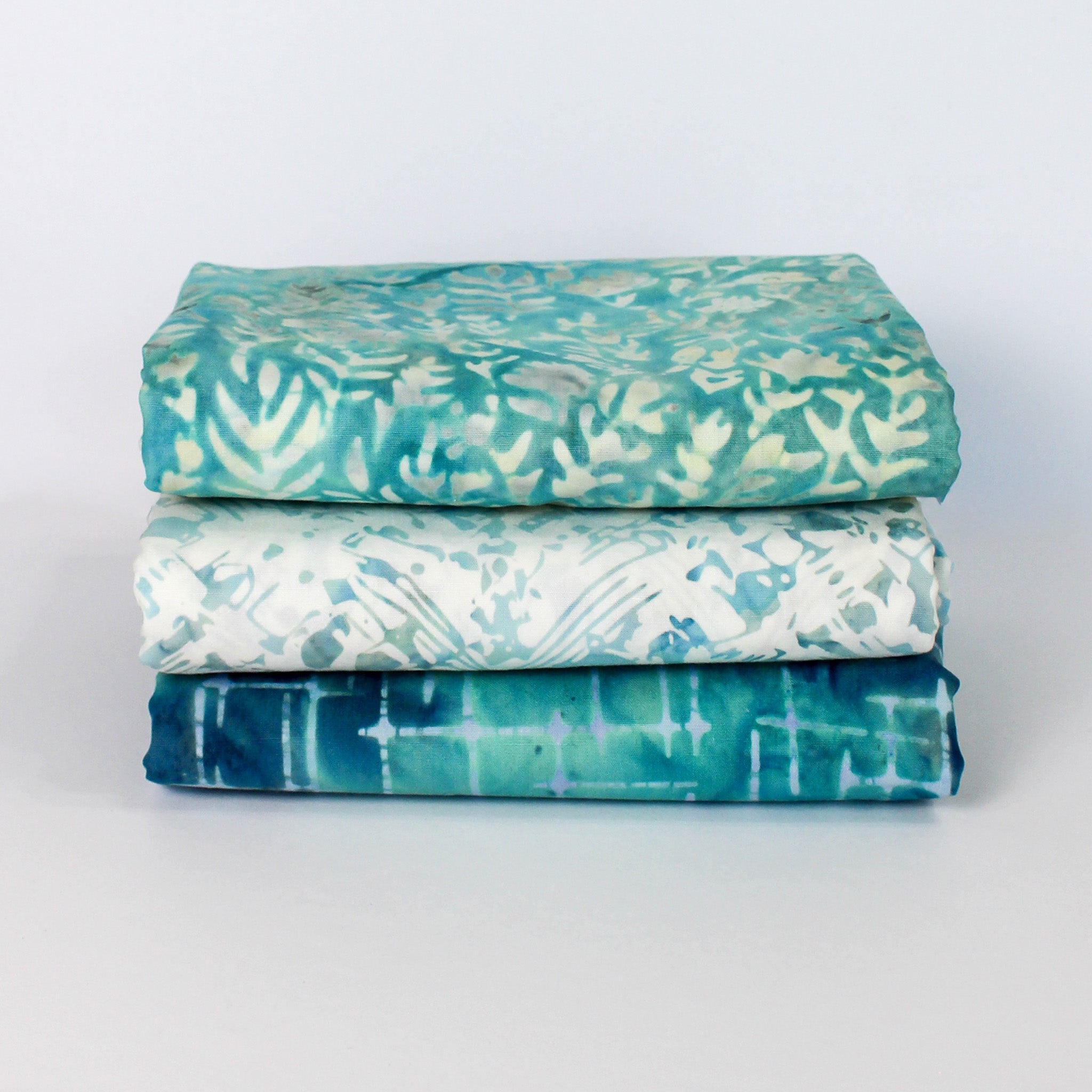 3-Yard Quilt Batik Bundle - Seafoam Splash