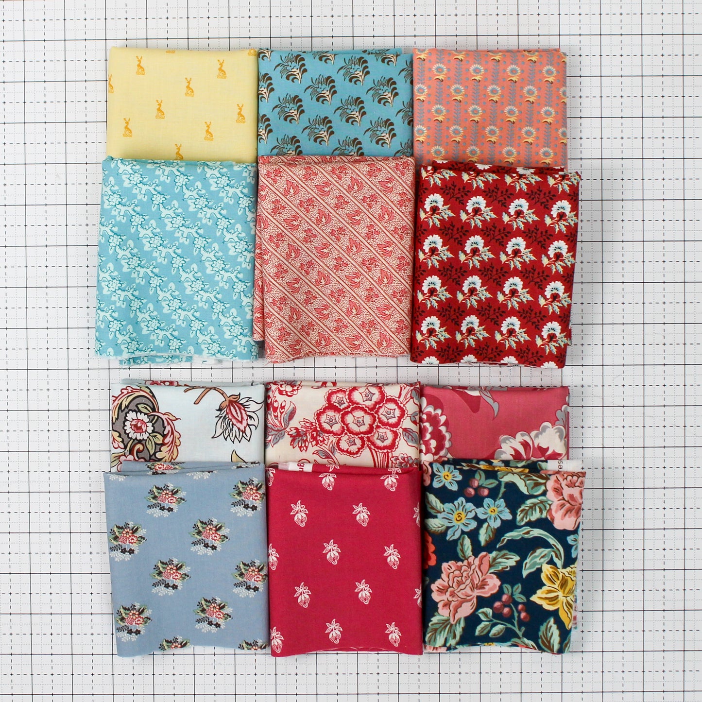 Jane Austen Sew-Along Extras - Fat Eighth Packet