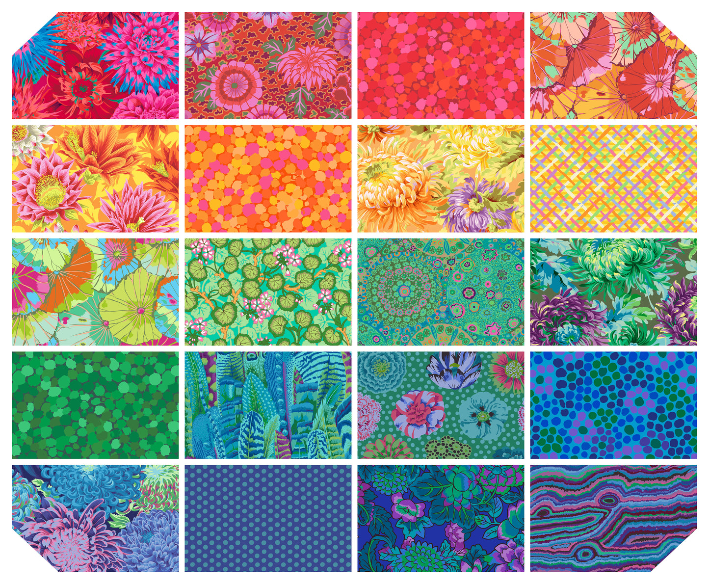 Kaffe Fassett Collective Classics 10in CP Rainbow