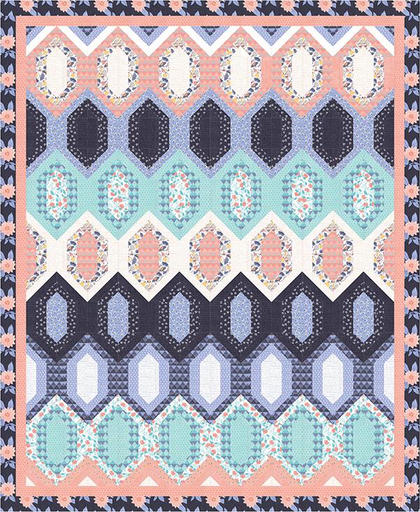 Twilight Facets Quilt Pattern