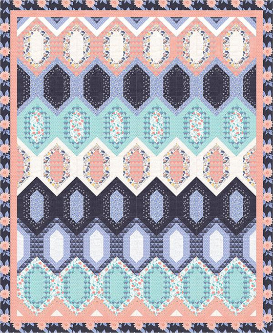 Twilight Facets Quilt Pattern