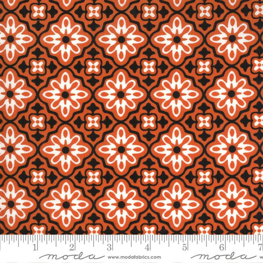 Midnight Magic 2 Pumpkin Flower Tile