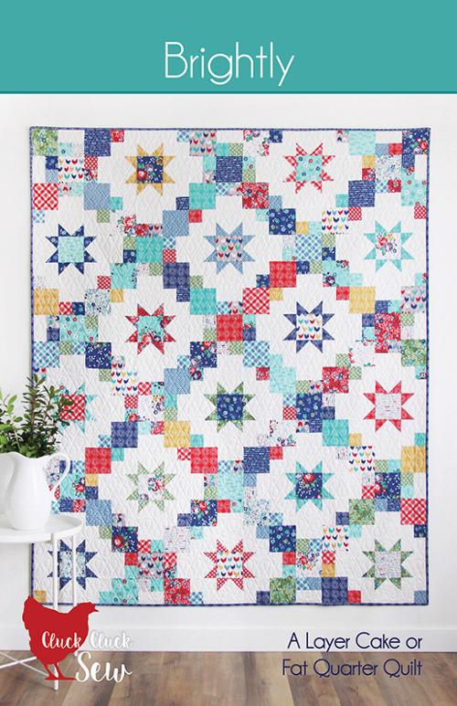 Brightly Cluck Cluck Sew Quilt Pattern