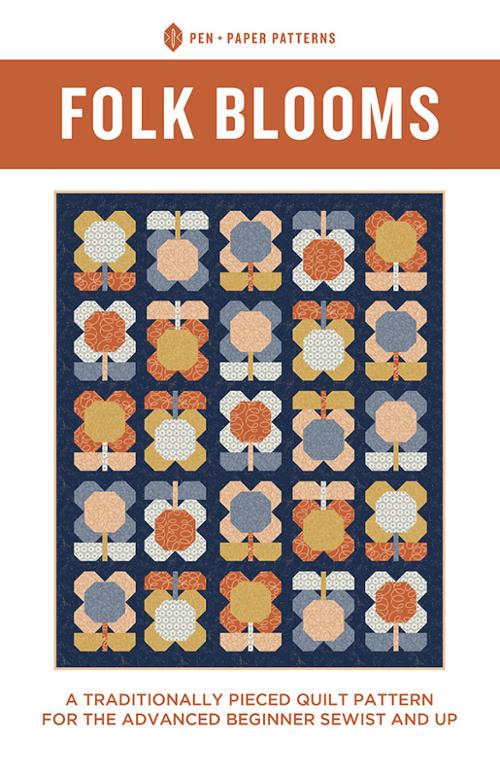 Folk Blooms Pen and Paper Patterns