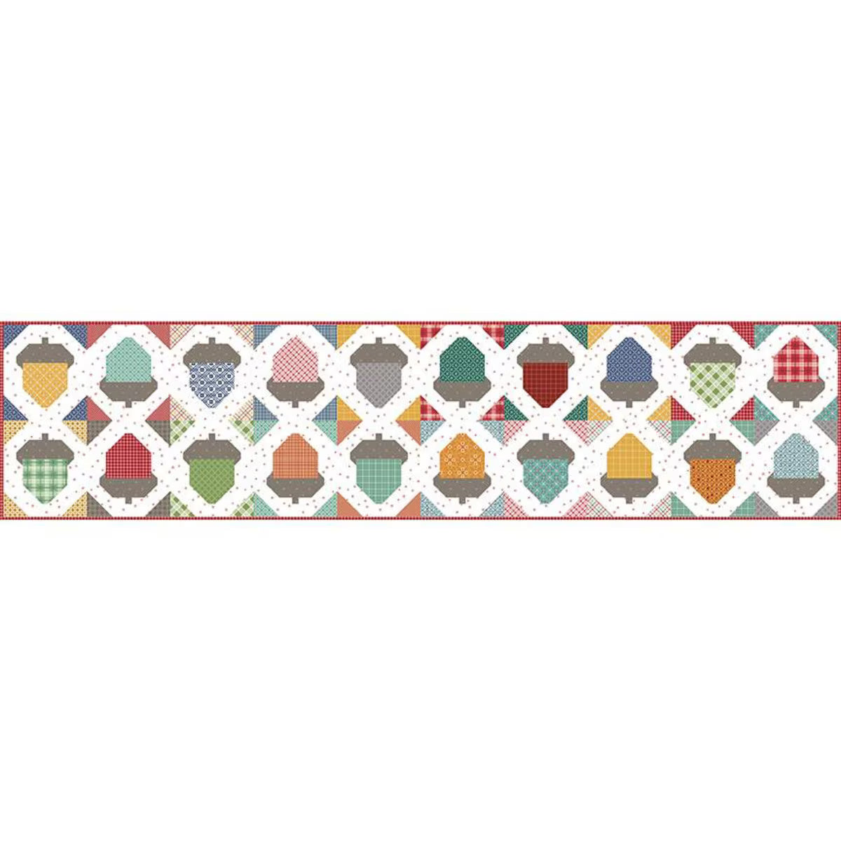 Bee in my Bonnet Acorn Love Table Runner Pattern