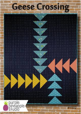 Geese Crossing Pattern by Purple Pineapple Studio