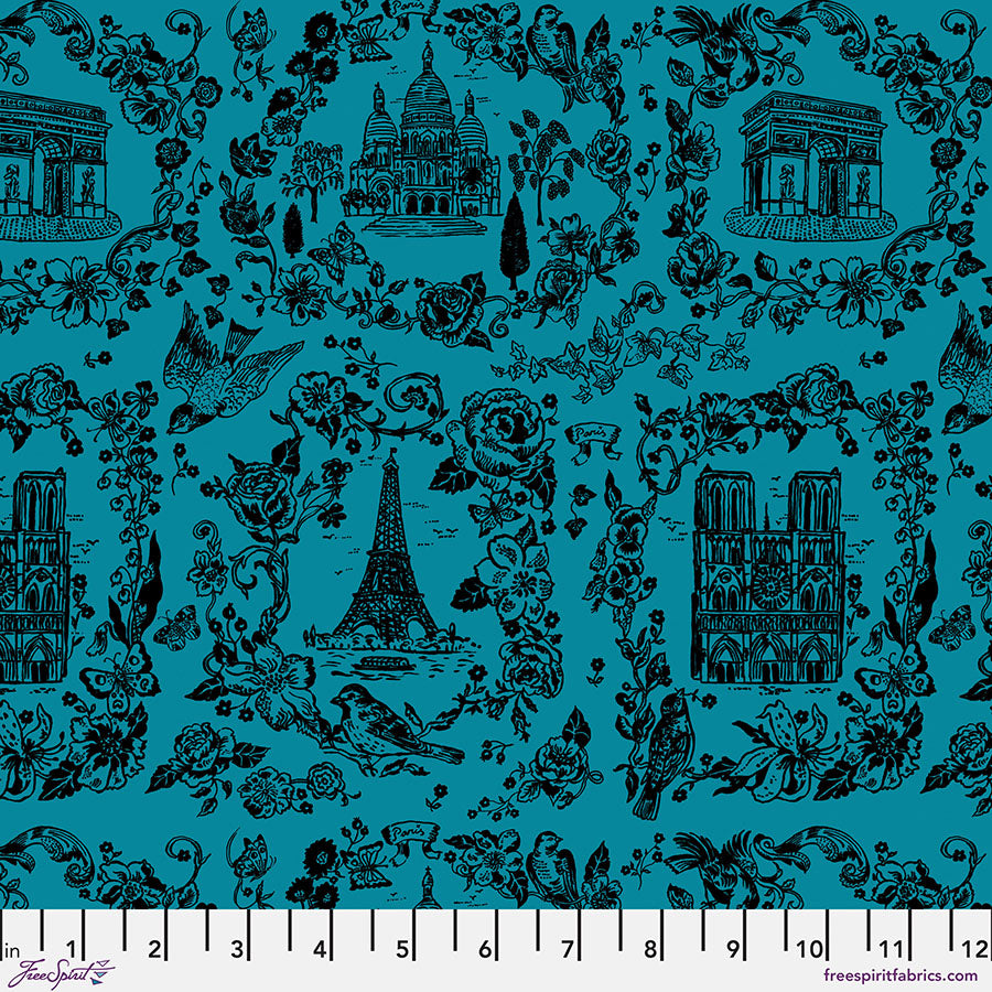A Spring in Paris Sightseeing Tonal - Azul