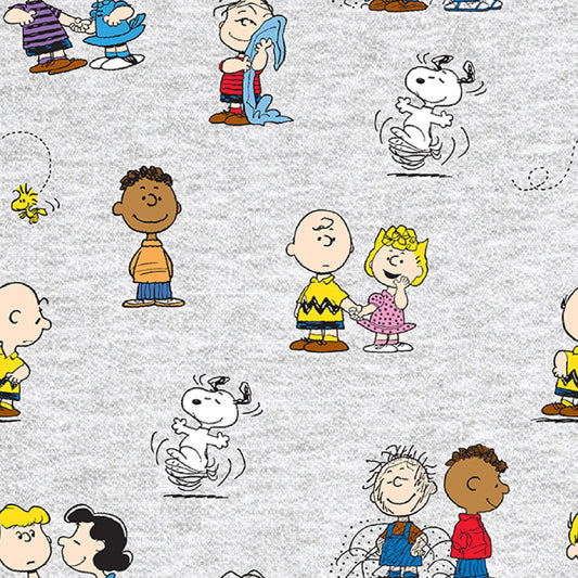 (Craft Fabric) Charlie Brown & Gang Classic
