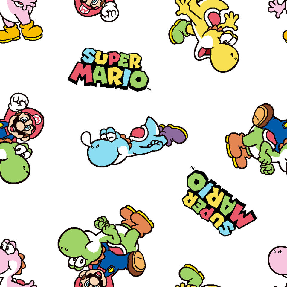 (Craft Fabric) Mario and Yoshi