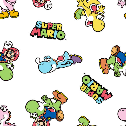 (Craft Fabric) Mario and Yoshi