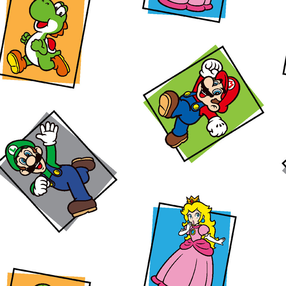 (Craft Fabric) Super Mario Bro. Character Color Block
