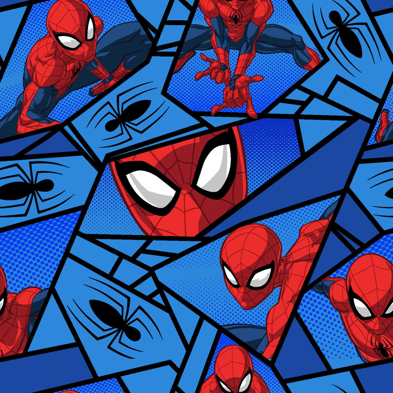 (Craft Fabric) Spiderman Spiders