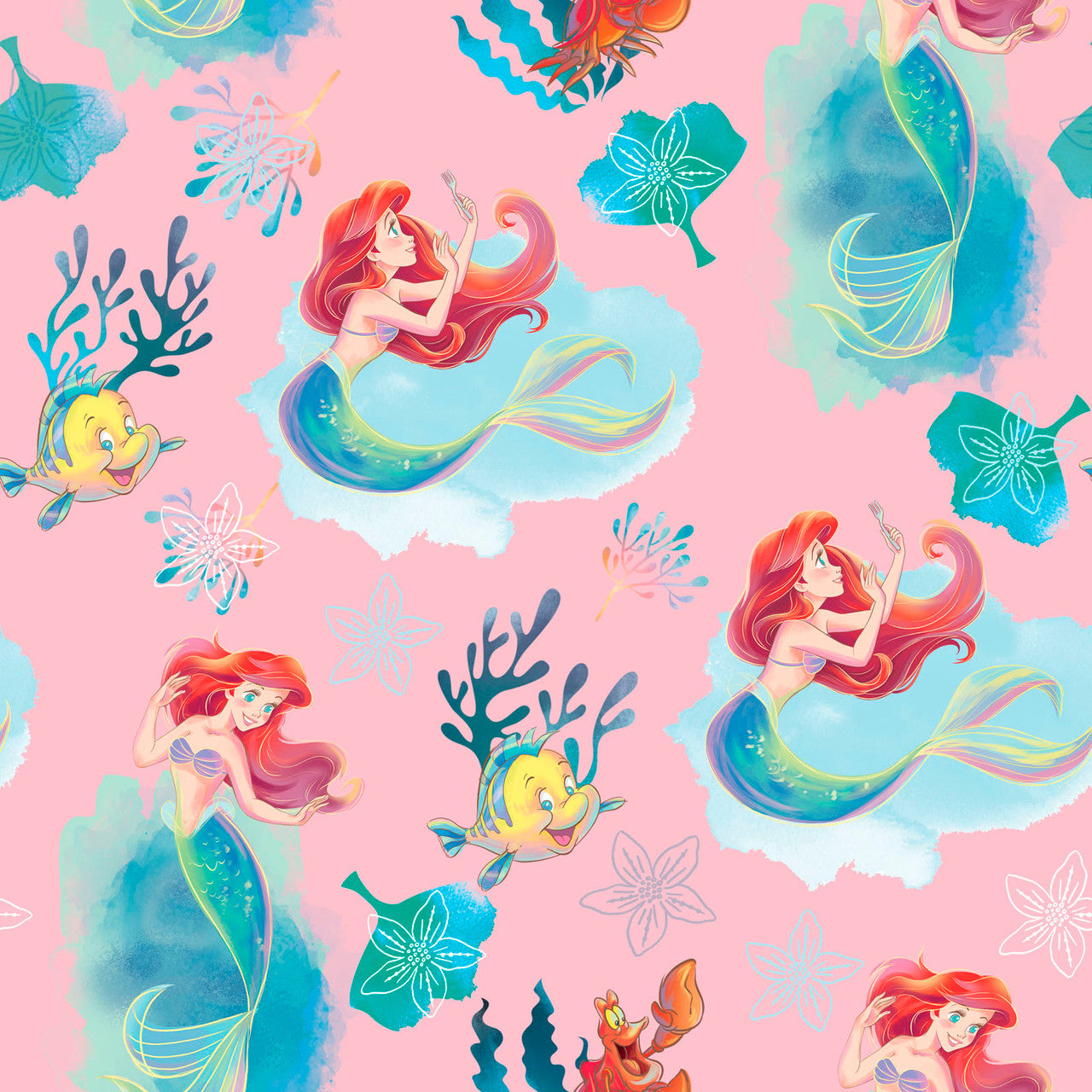(Craft Fabric) Pink Ariel
