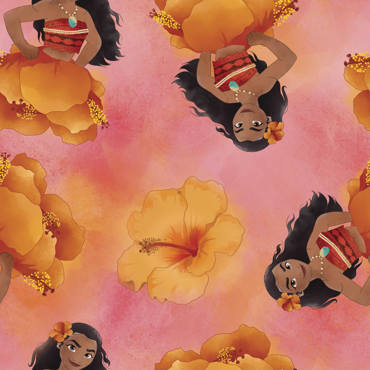 (Craft Fabric) Moana Flower