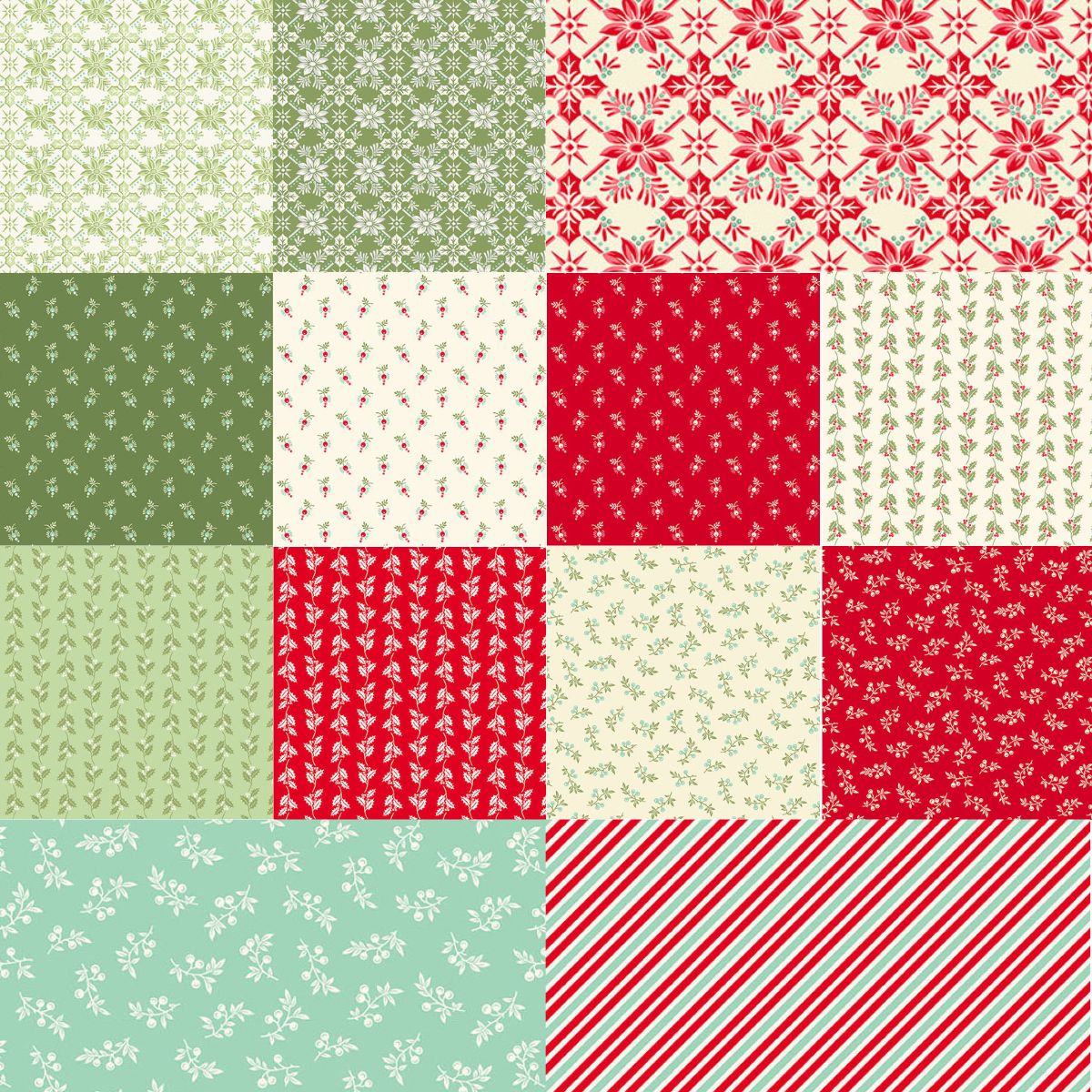 Sugarberry by Andover Fabrics  - 10" Squares