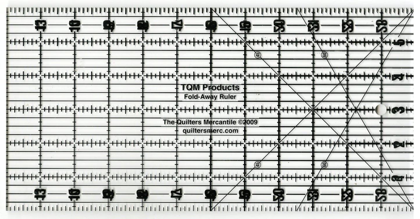 The Fold Away Retreat Ruler 6in x 24in