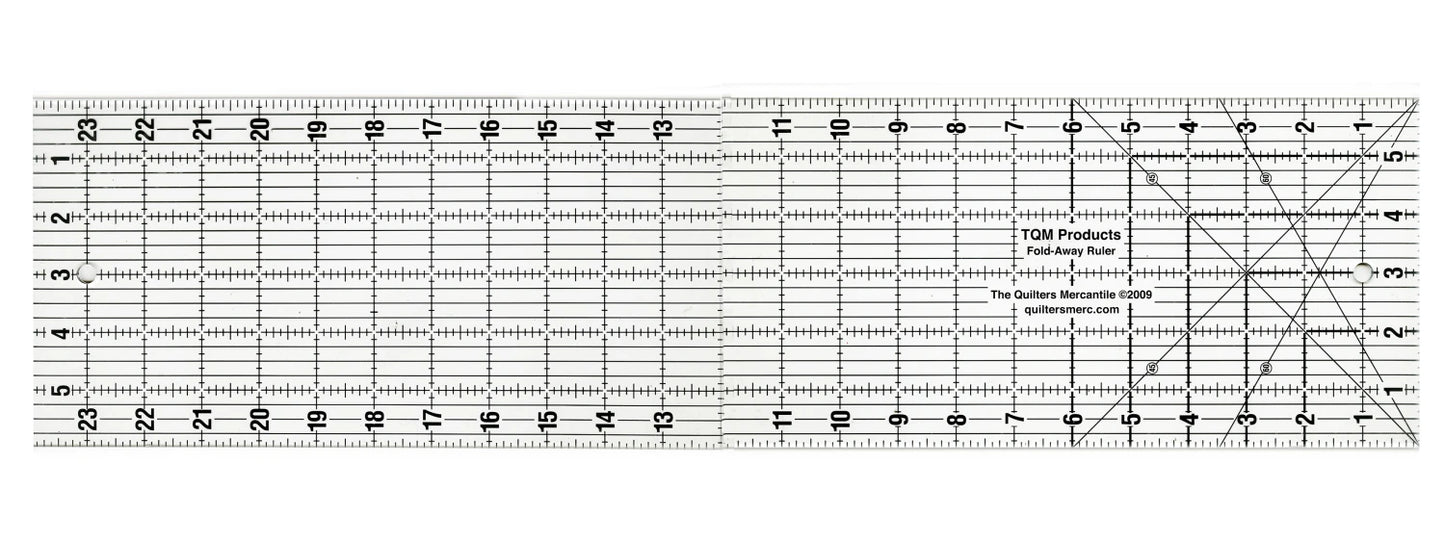 The Fold Away Retreat Ruler 6in x 24in