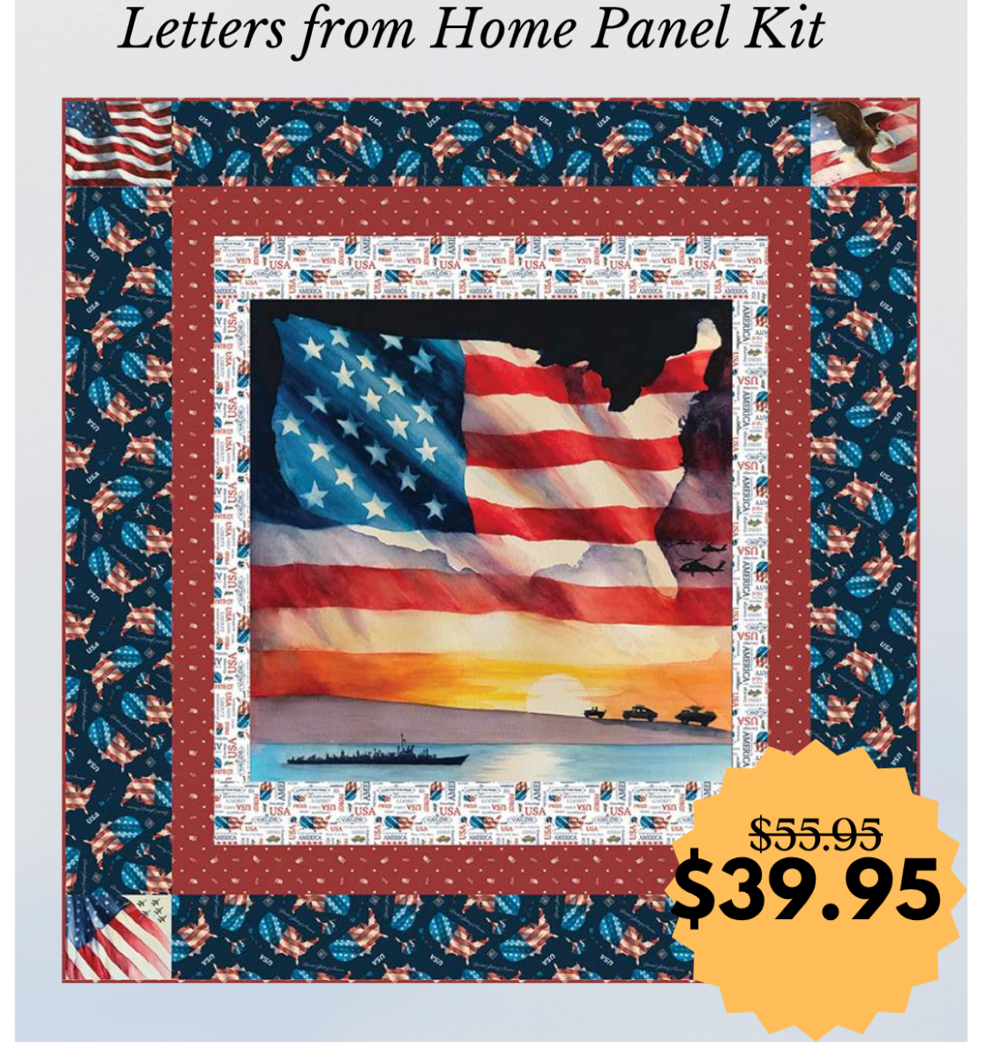Letters From Home Panel Quilt Boxed Kit