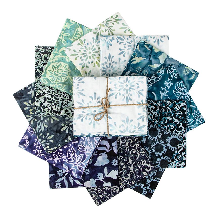 Expressions Batiks Victorian Garden Fat Quarter Bundle A
