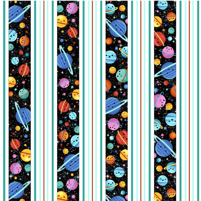 Hula Universe Cosmic Stripe Black