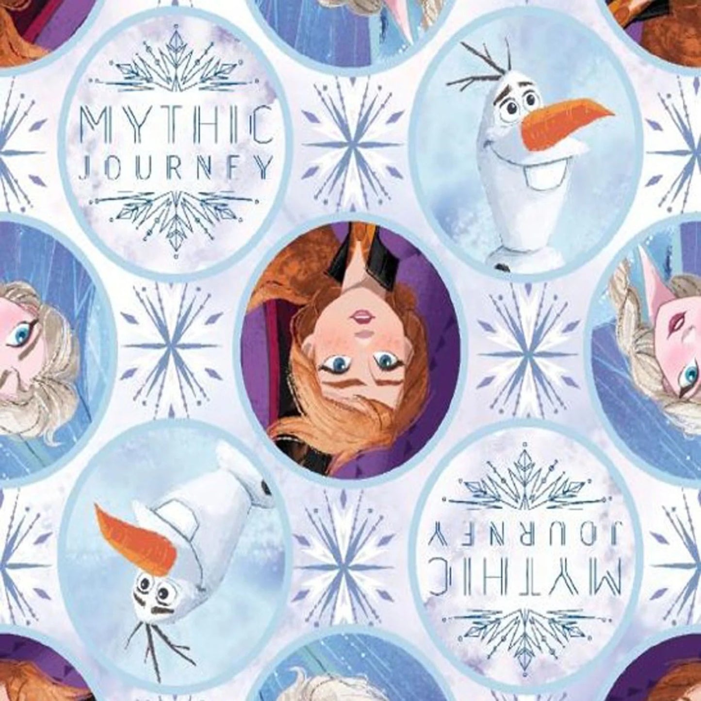 (Craft Fabric) Frozen Mythic Journey