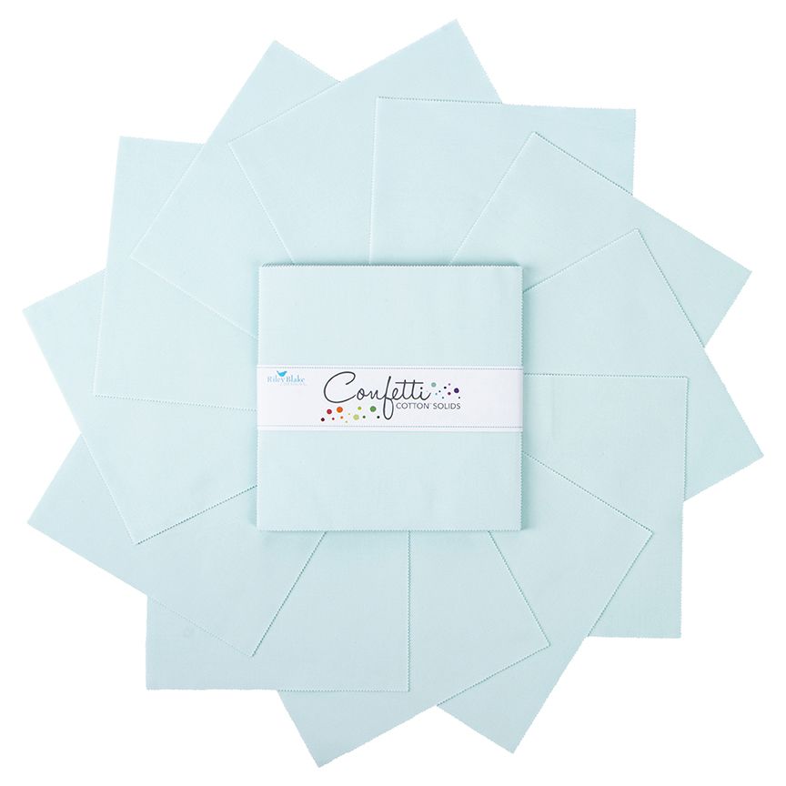 Confetti Cotton™ Bleached Denim 10" Stacker