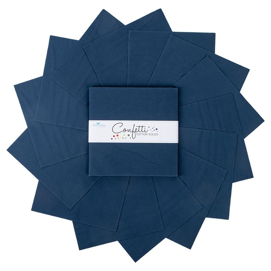 Confetti Cotton™ Oxford Blue 10" Stacker