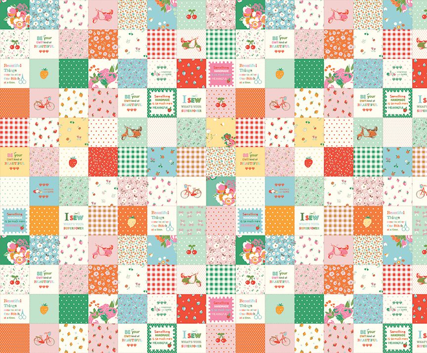 Cotton Nook Patchwork Green