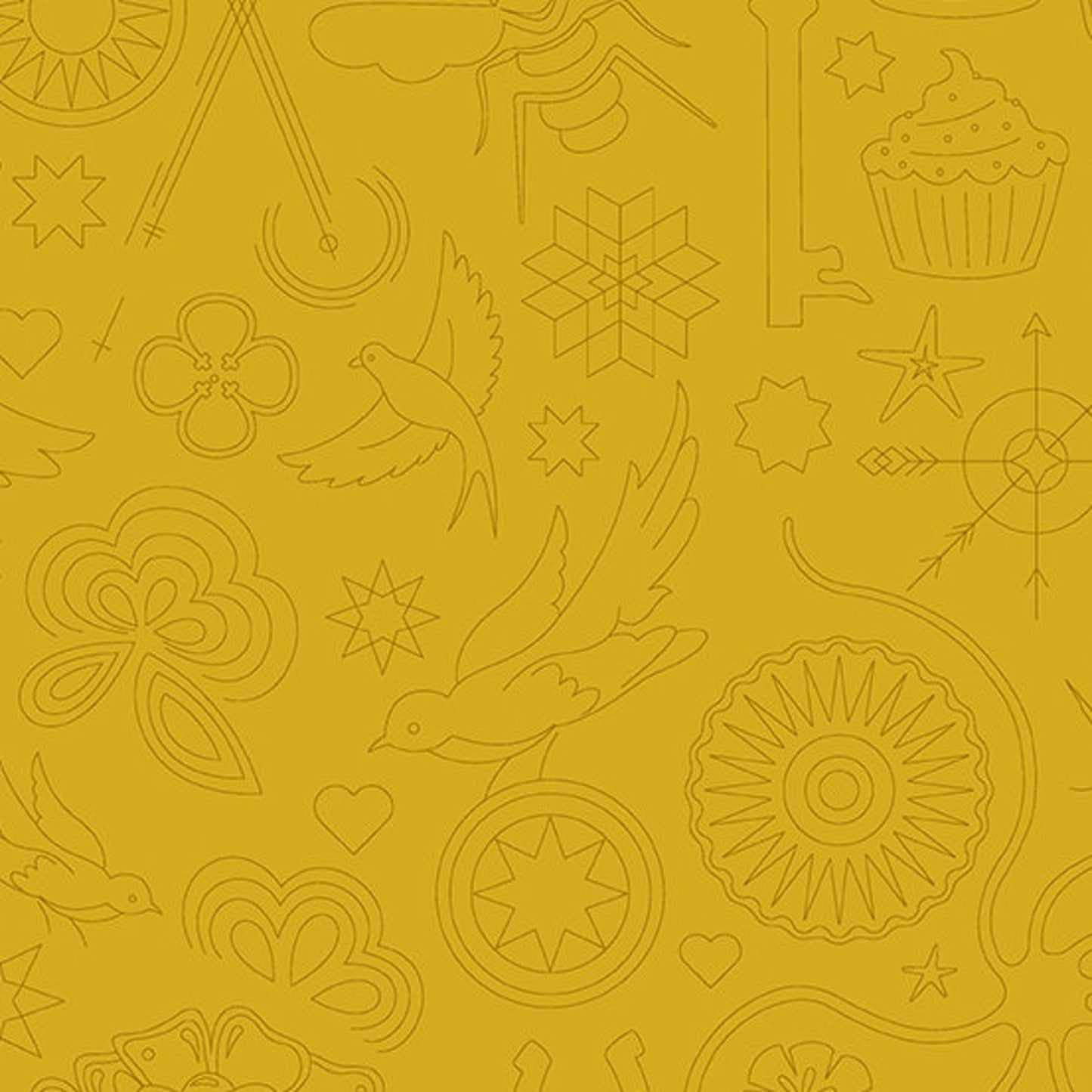 Sun Print 2020 by Alison Glass Embroidery Yarrow