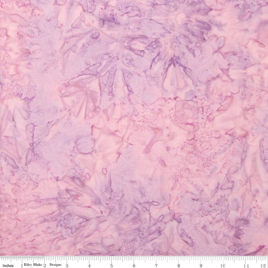 Batiks Elementals Color Play Mottled Lavender Blush