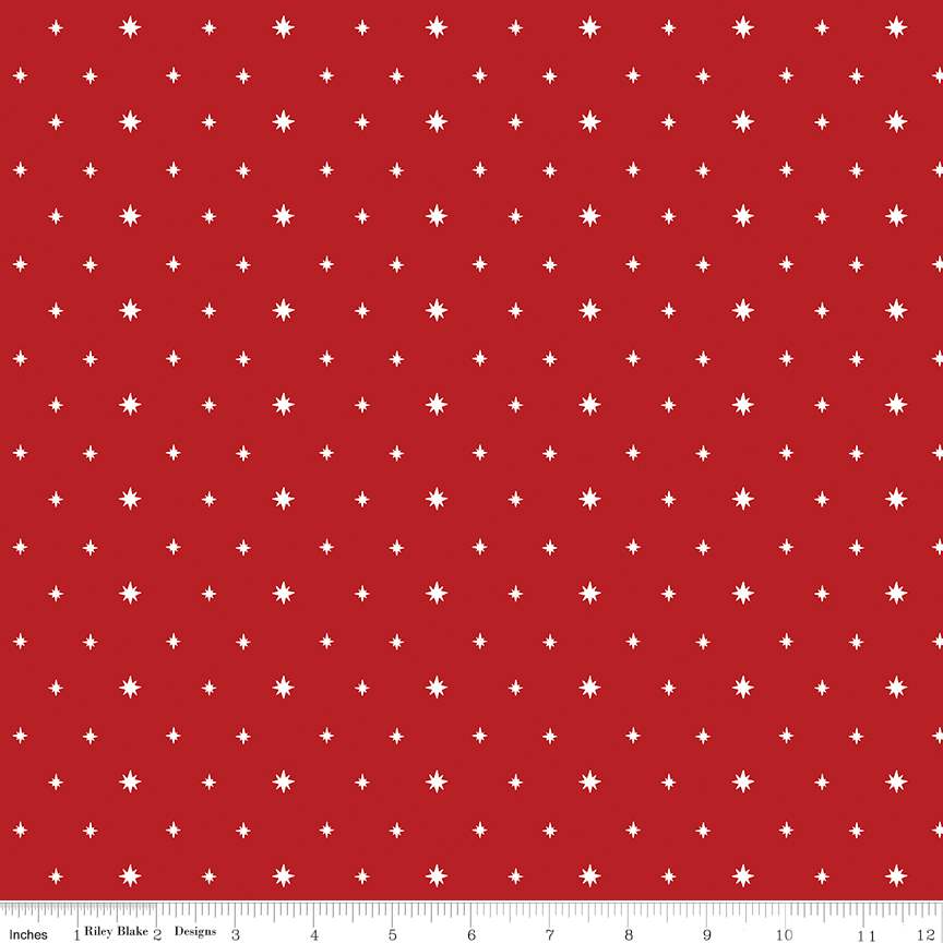 Charming Christmas Stars Red