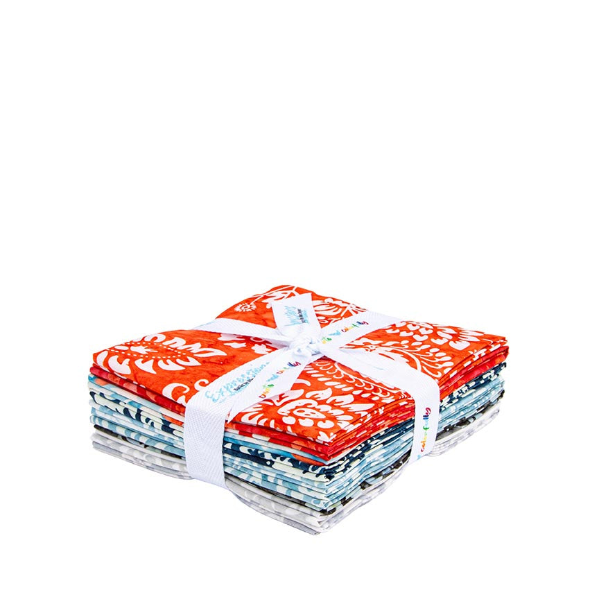 Expressions Batiks Decorator Style Americana Fat Quarter Bundle B