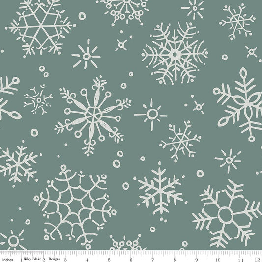 Wide Back Magical Winterland Snowflake Winter 3-Yard Package 3 Yard Cut
