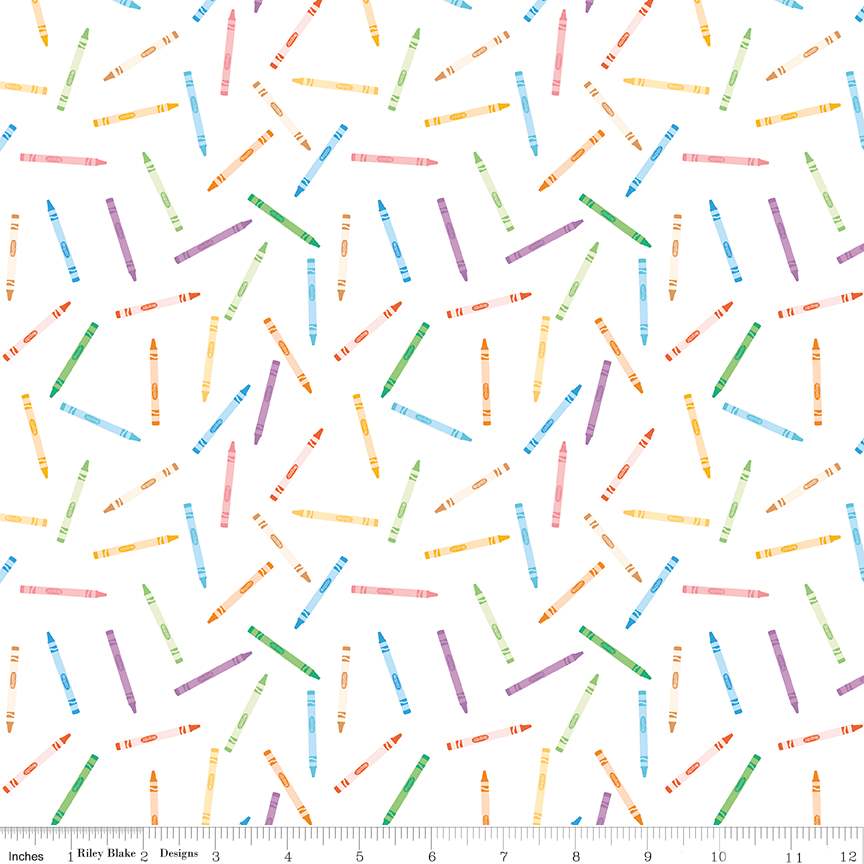 Get Your Cray-on with Crayola Crayons White