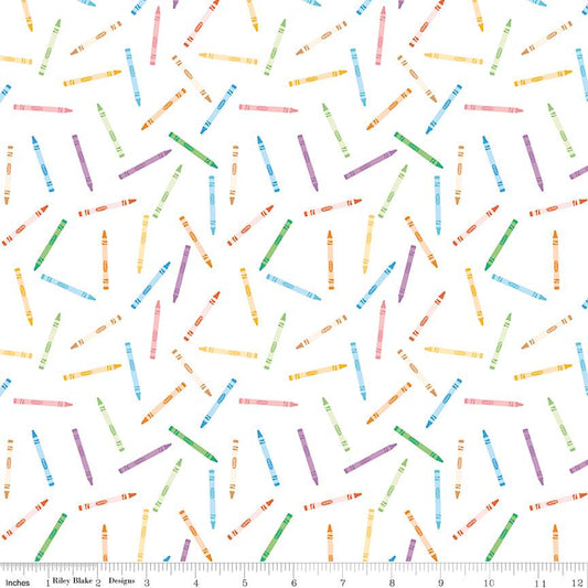 Get Your Cray-on with Crayola Crayons White