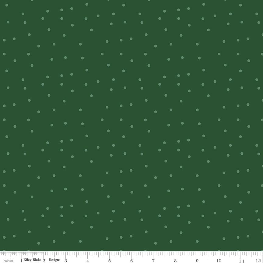 Christmas Time Dots Forest