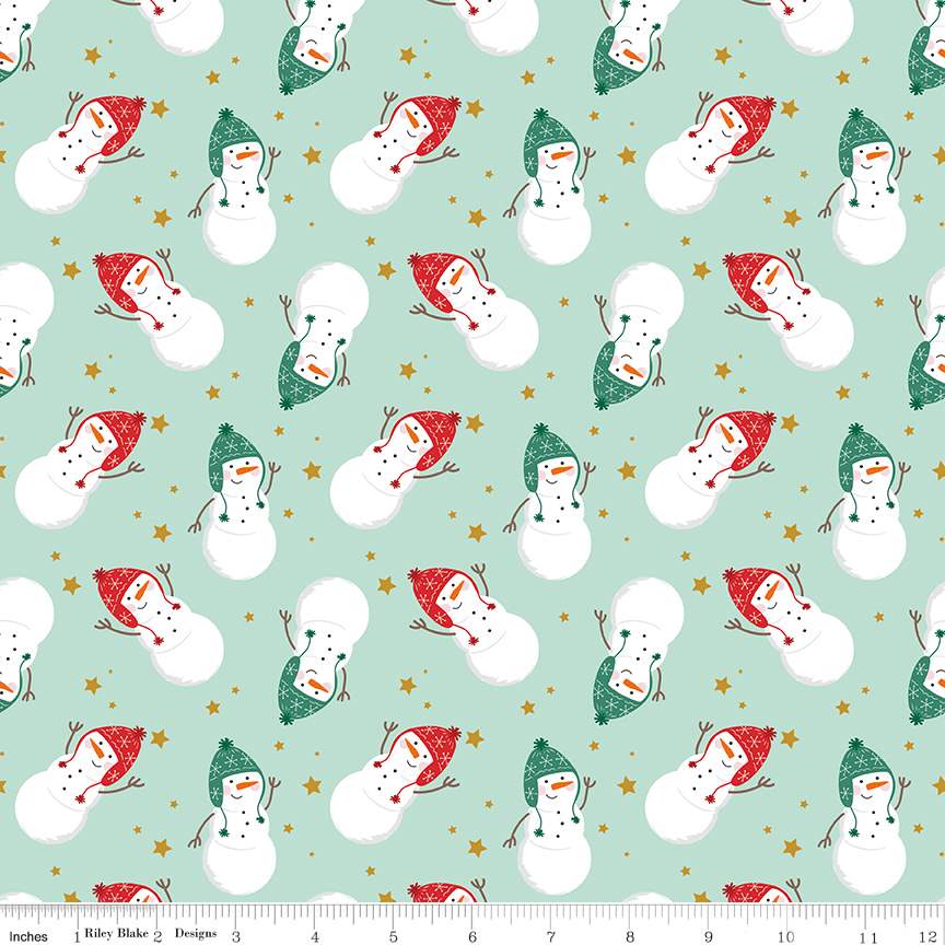 Flannel Snowmen Songbird