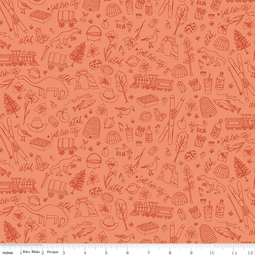 Utah Tonal Orange