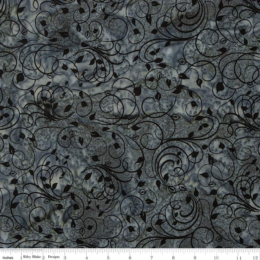 Batiks Achromatic Dance Harbor Gray