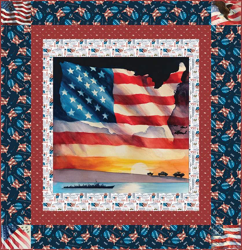 Letters From Home Panel Quilt Boxed Kit