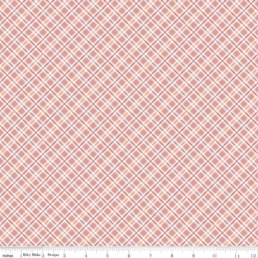 Daybreak on the Prairie Plaid Rose